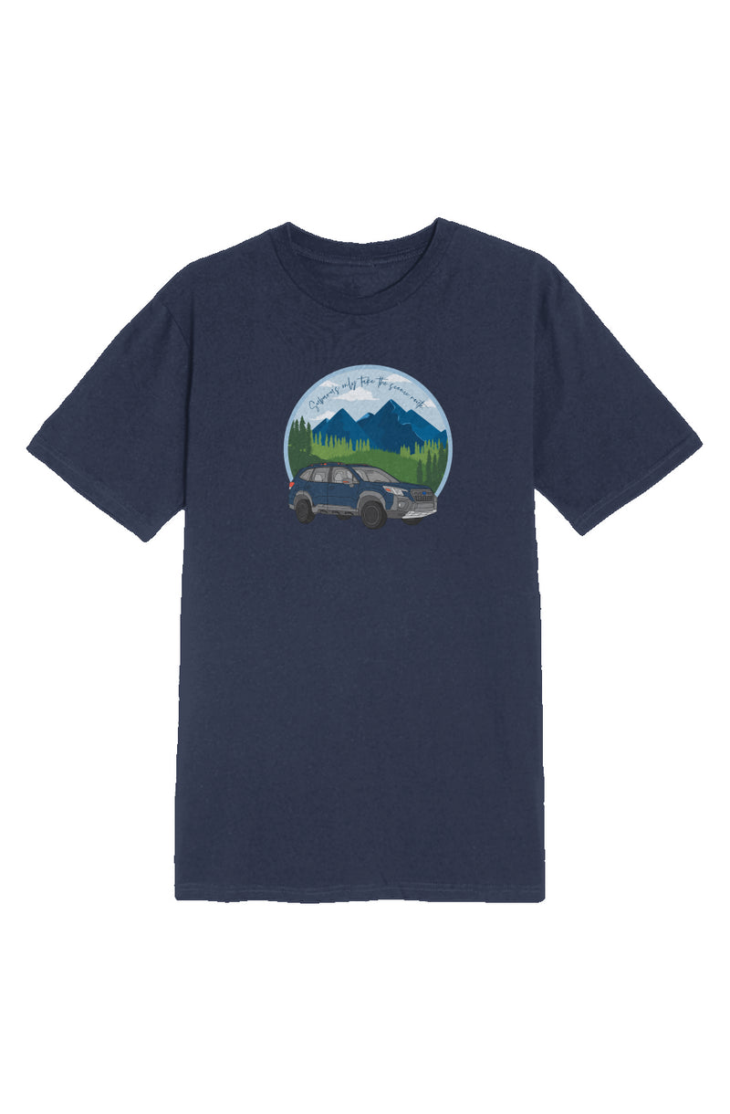 "THE SCENIC ROUTE 2.0" Graphic Tee