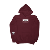 "MINIMALIST LICENSE PLATE 2.0" Hoodie