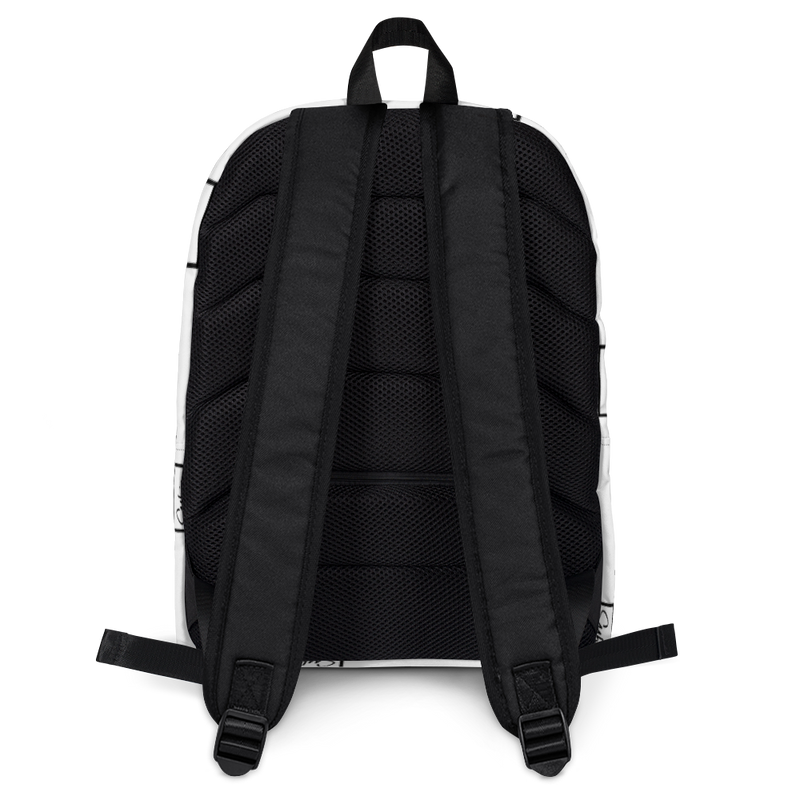 "SUBIE INK" MONOGRAM BACKPACK