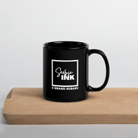 "INCOMPLETE" Subaru & Subie Ink 11oz Black Glossy Mug