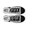 "SUBIE DRIP" Black on White MEN'S HIGH TOP CANVAS SHOES