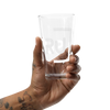 "INCOMPLETE" Subaru White Shaker pint glass