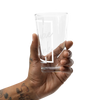 "Subie Ink" White Shaker pint glass