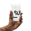 "INCOMPLETE" Subaru Black Shaker pint glass