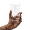 "Subie Ink" White Shaker pint glass