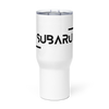 "INCOMPLETE" Subaru 25oz Travel mug with a handle