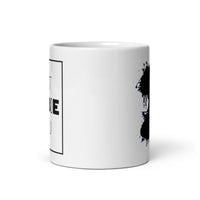 "BE" Subie Ink 11oz White glossy mug