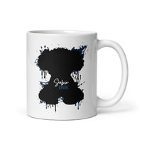 "BE" Subie Ink 11oz White glossy mug